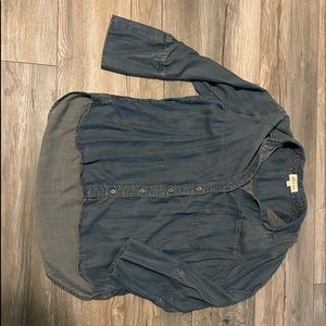 Cloth & Stone Denim blouse-